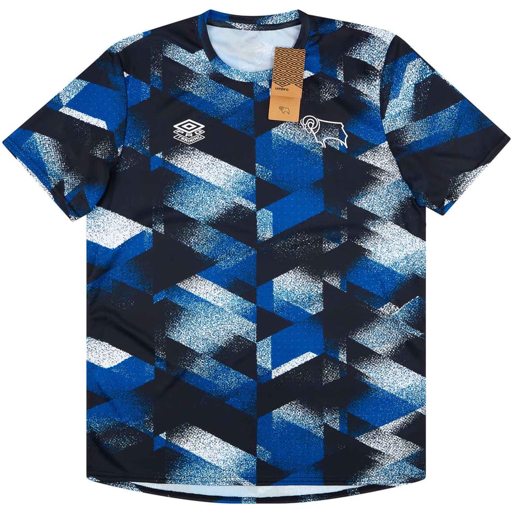 2021-22 Derby County Umbro Pre-Match Training Shirt - NEW