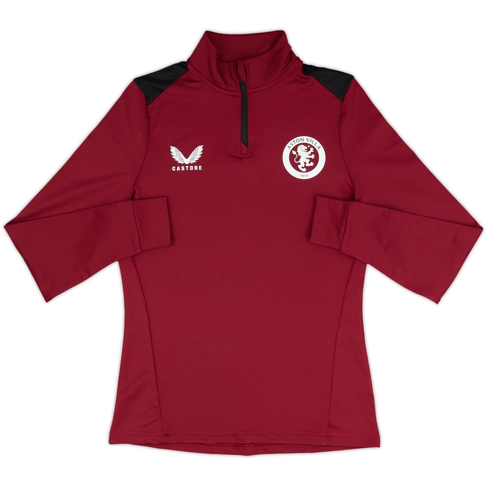 2023-24 Aston Villa Castore 1/4 Zip Training Top (Women's XS)