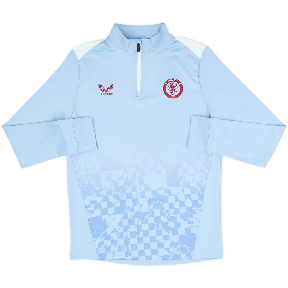 2023-24 Aston Villa Castore 1/4 Zip Training Top (XL.Kids)