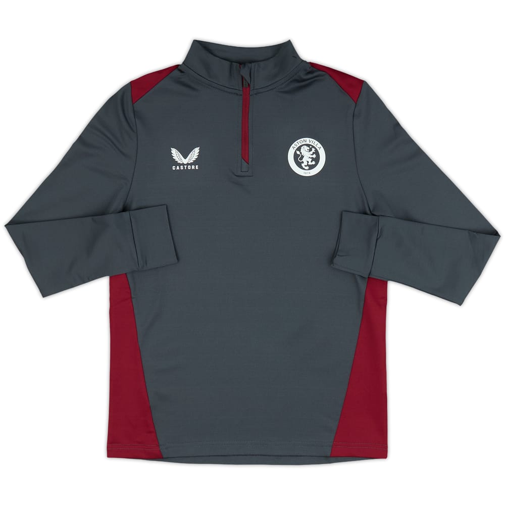 2023-24 Aston Villa Castore 1/4 Zip Training Top (KIDS)