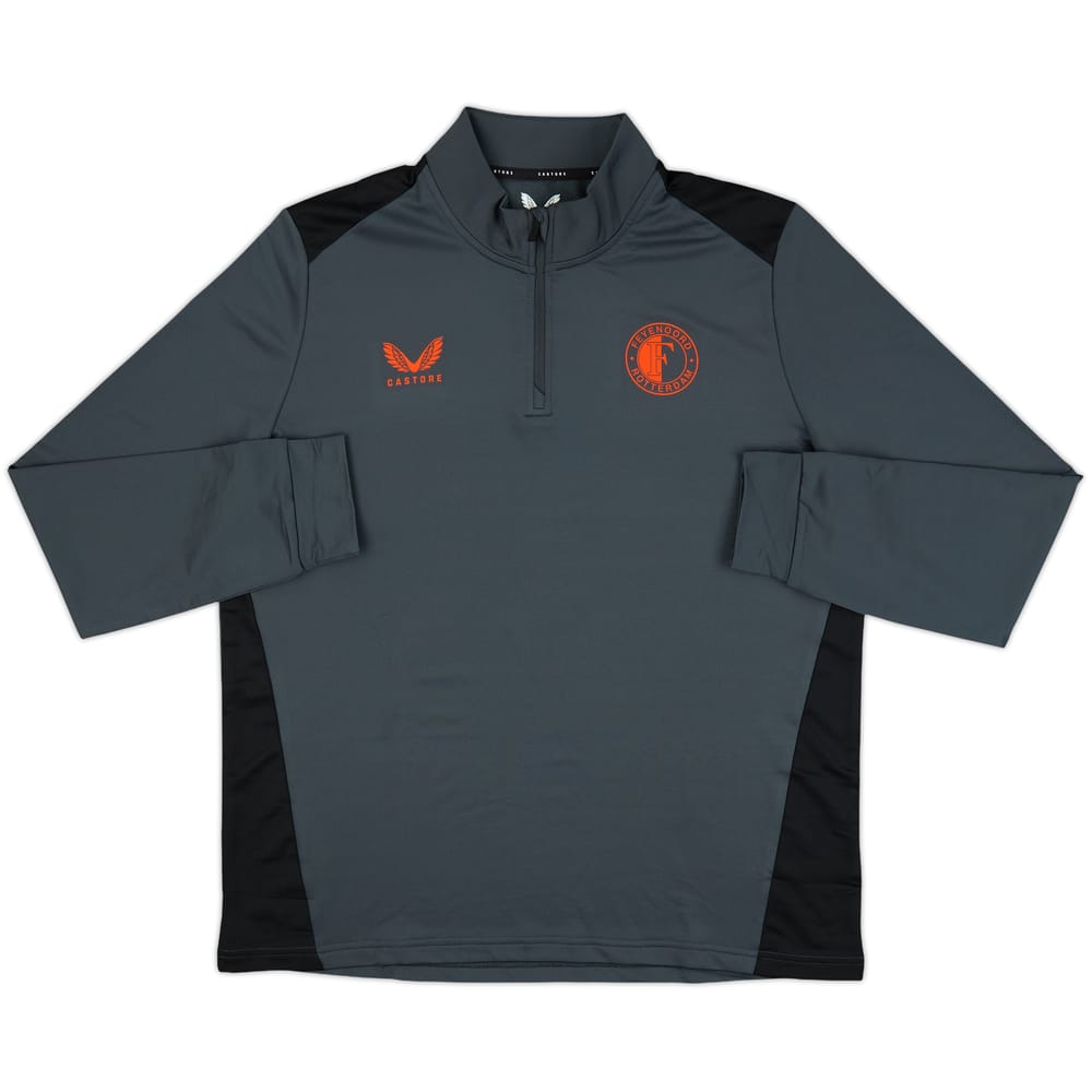 2023-24 Feyenoord Castore 1/4 Zip Training Top (XL)