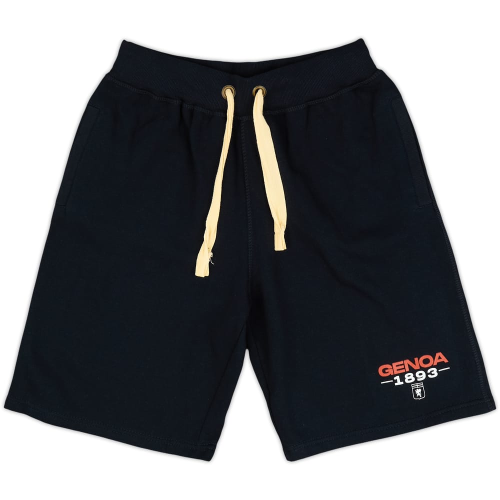 2022-23 Genoa 1/4 Zip Sweat Shorts (L)