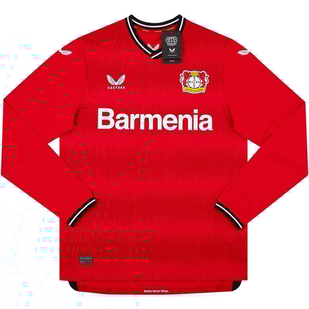 2022-23 Bayer Leverkusen Player Issue Pro Home L/S Shirt