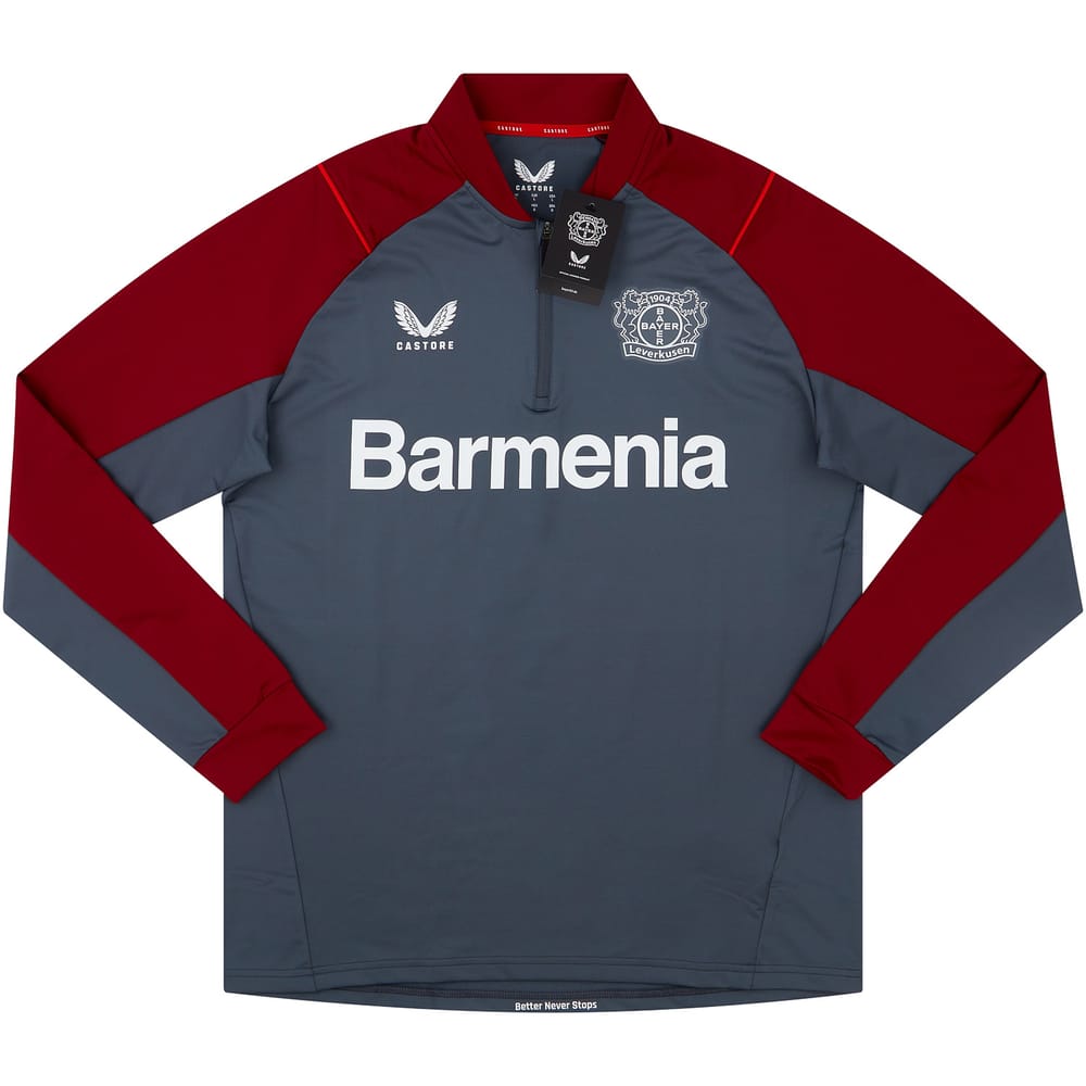 2022-23 Bayer Leverkusen Castore 1/4 Zip Training Top