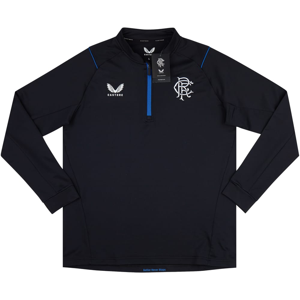 2022-23 Rangers Castore 1/4 Zip Training Top