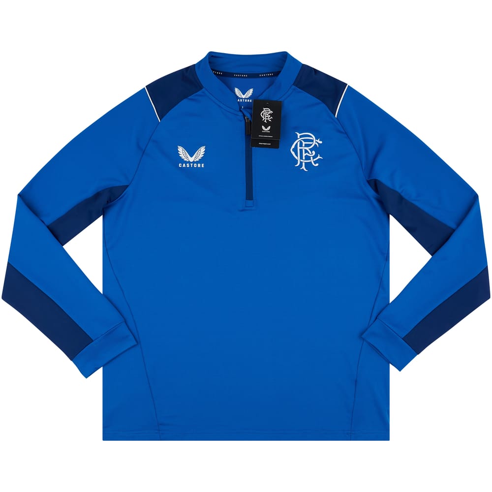 2022-23 Rangers Castore 1/4 Zip Training Top