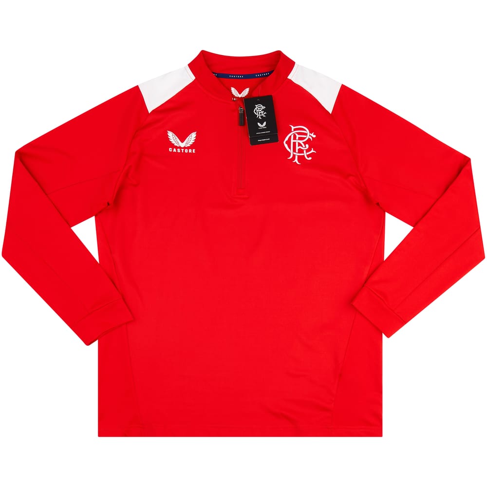 2022-23 Rangers Castore 1/4 Zip Training Top