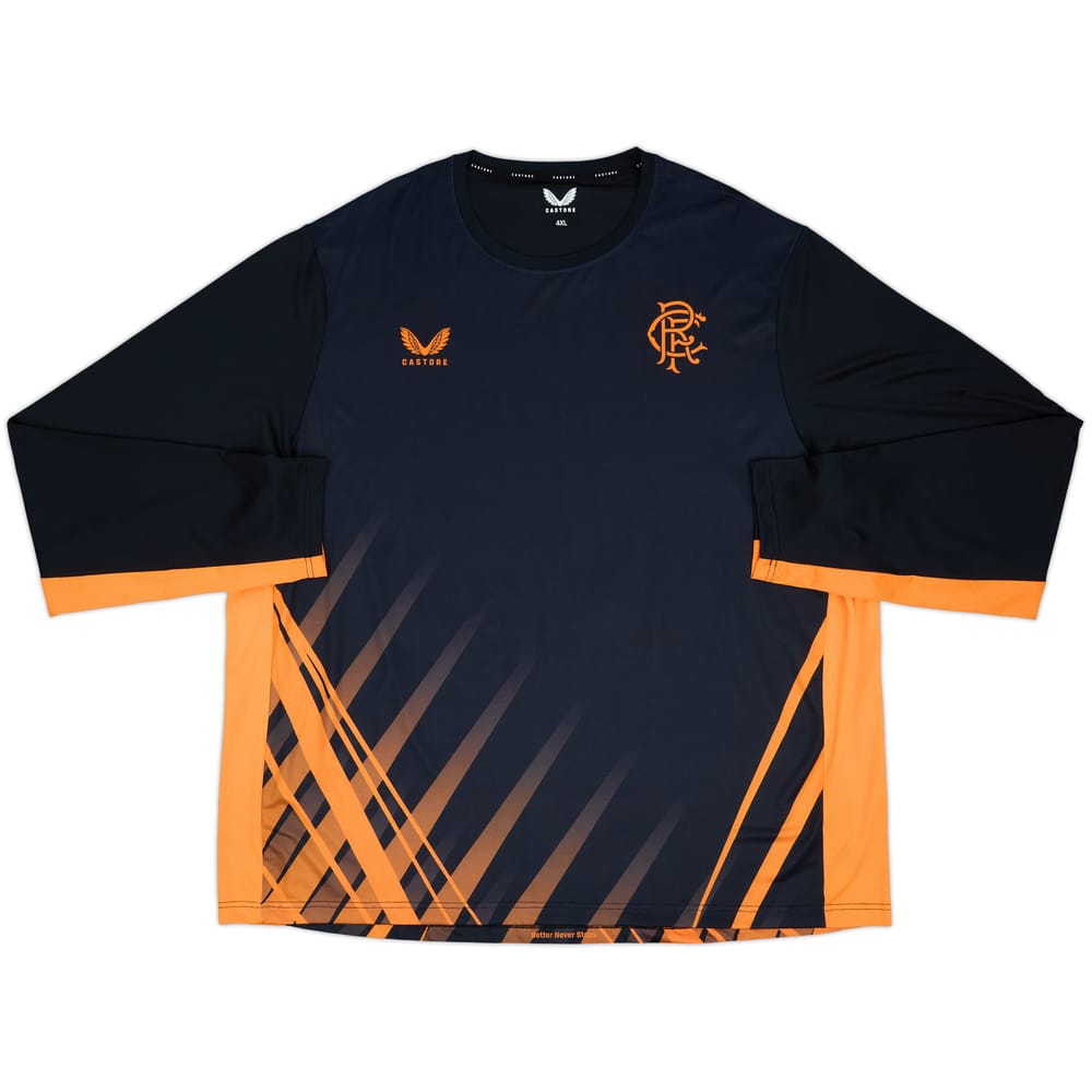 2022-23 Rangers Castore Training L/S Shirt (4XL)