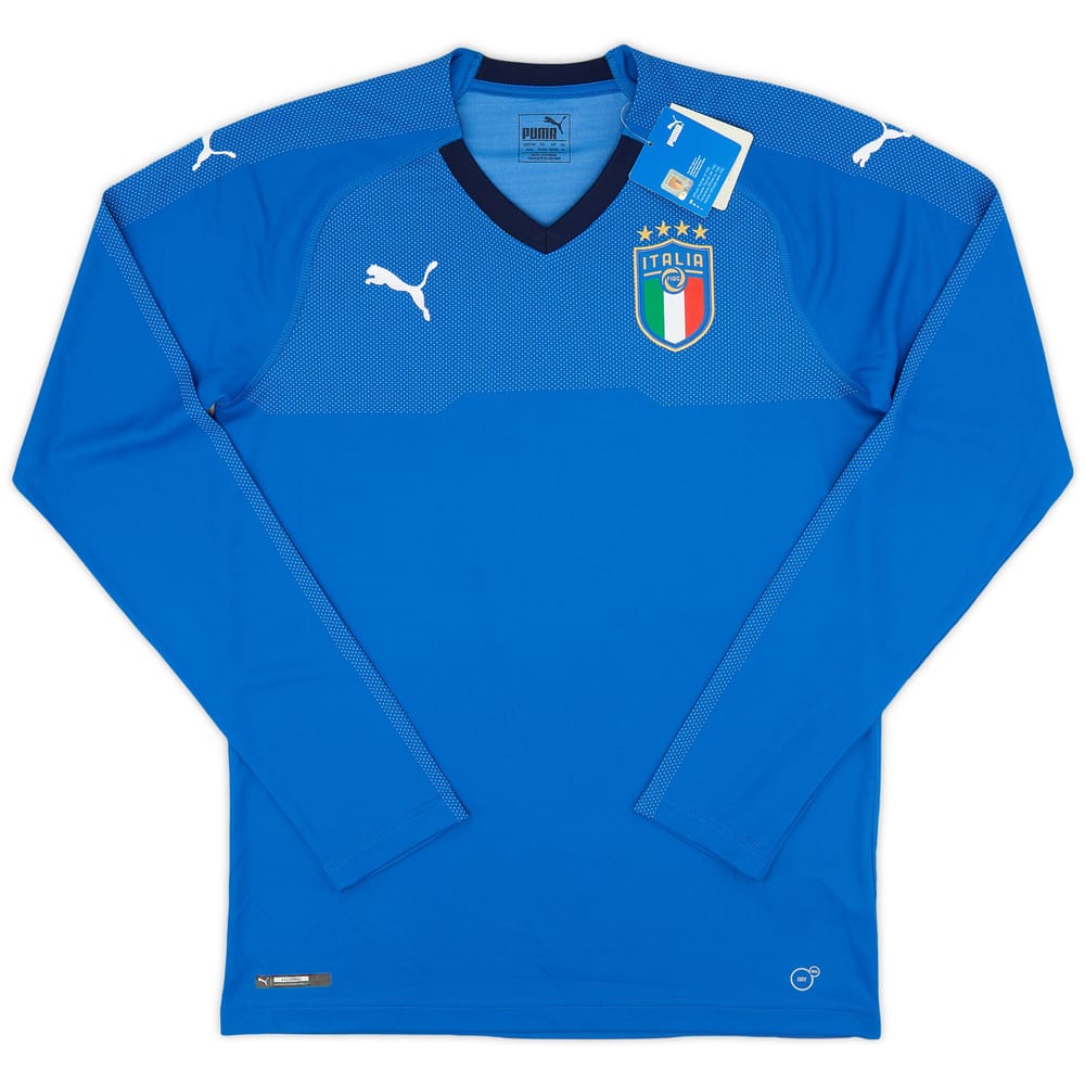 2018-19 Italy Home L/S Shirt (M)