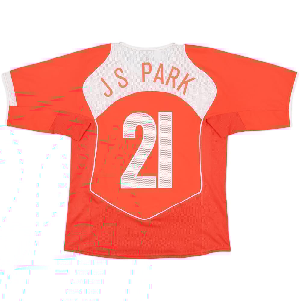 2004-06 South Korea Home Shirt J S Park #21 - 8/10 - (M)
