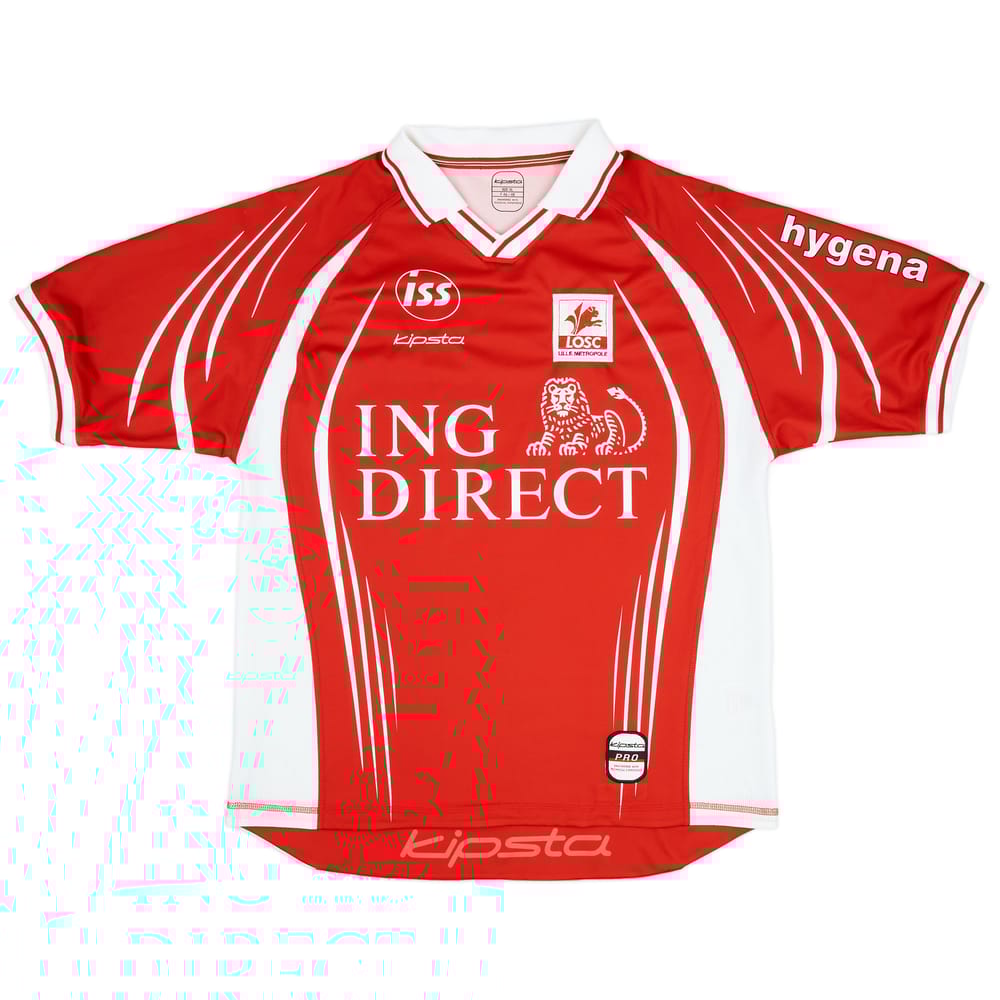2001-02 Lille Home Shirt - 9/10 - (XL)