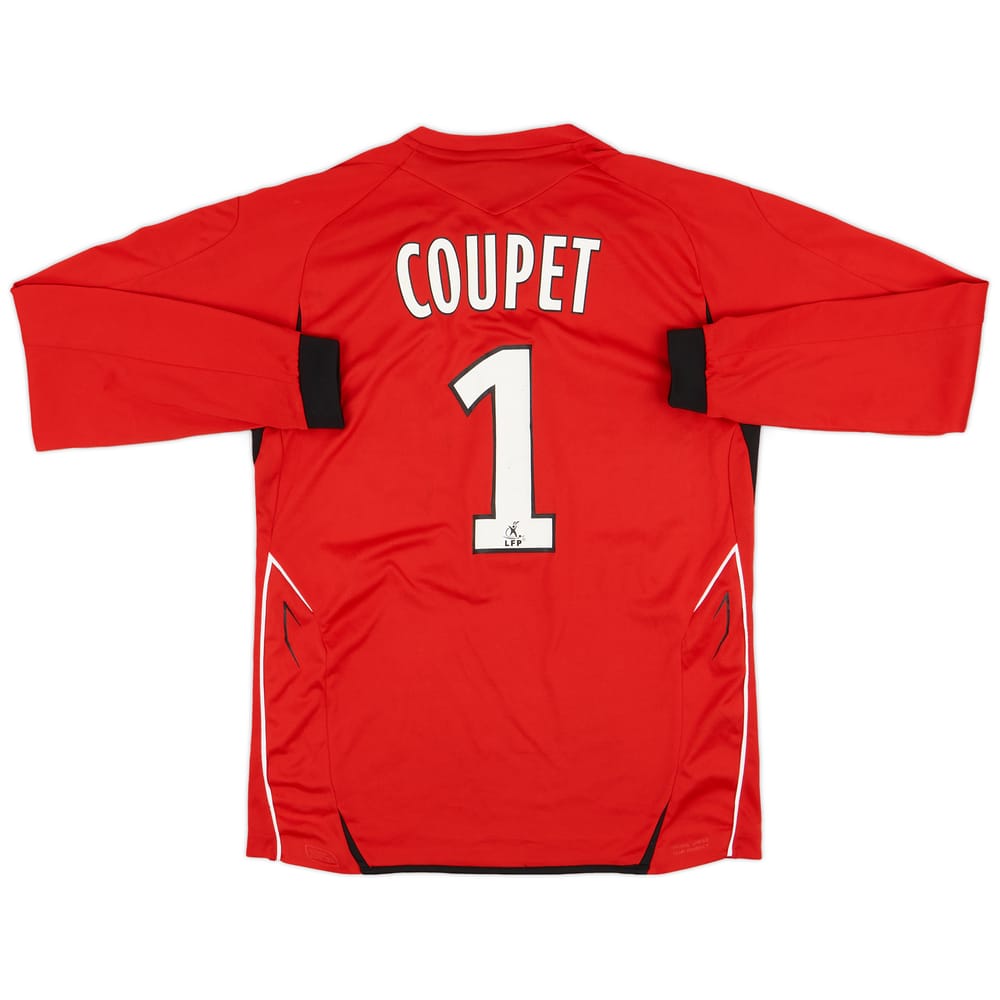 2007-08 Lyon GK Shirt Coupet #1 - 7/10 - (S)