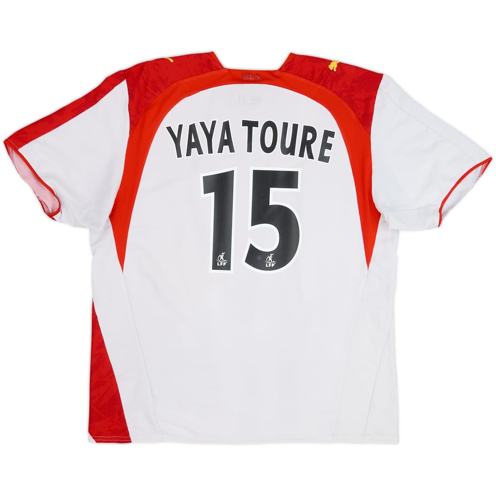 2006-07 Monaco Home Shirt Yaya Toure #15 - 5/10 - (XL)