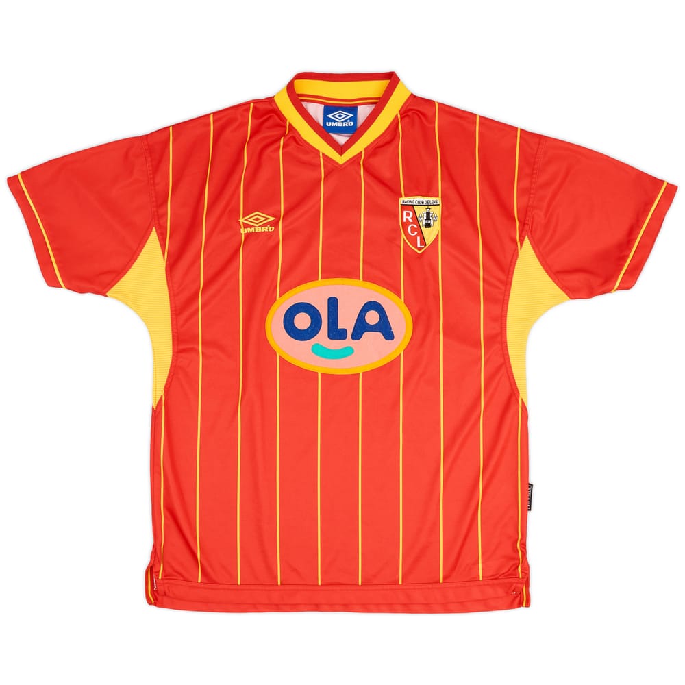 1999-00 Lens Home Shirt - 9/10 - (XL)
