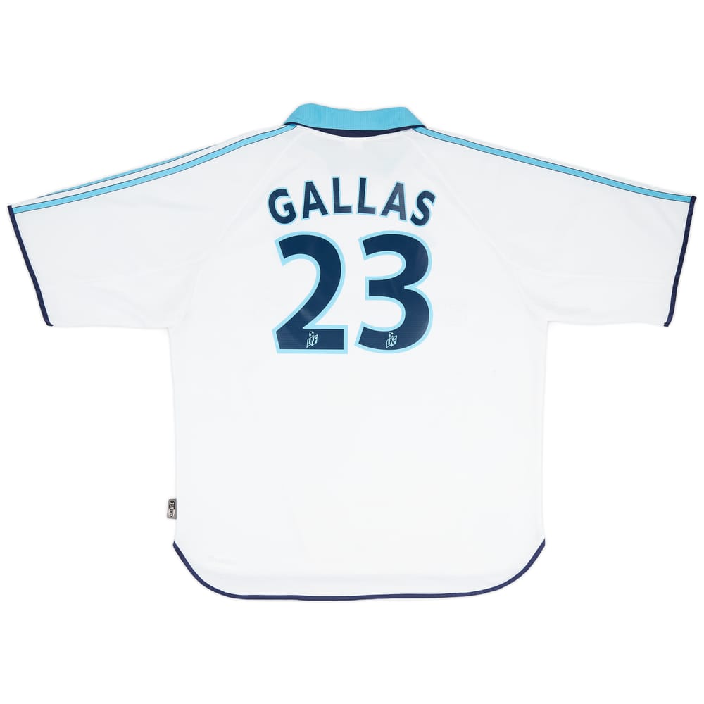 1999-00 Olympique Marseille Home Shirt Gallas #23 - 8/10 - (XL)