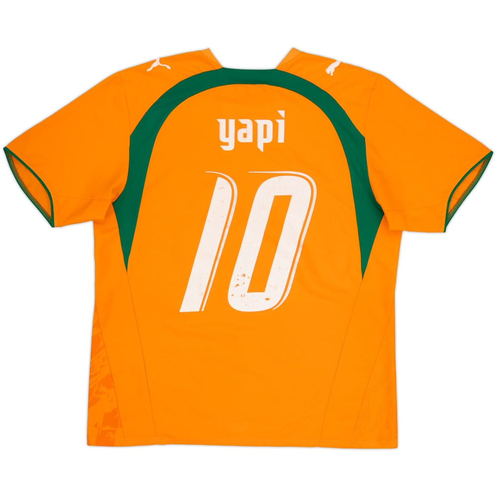 2006-07 Ivory Coast Home Shirt Yapi #10 - 5/10 - (L)