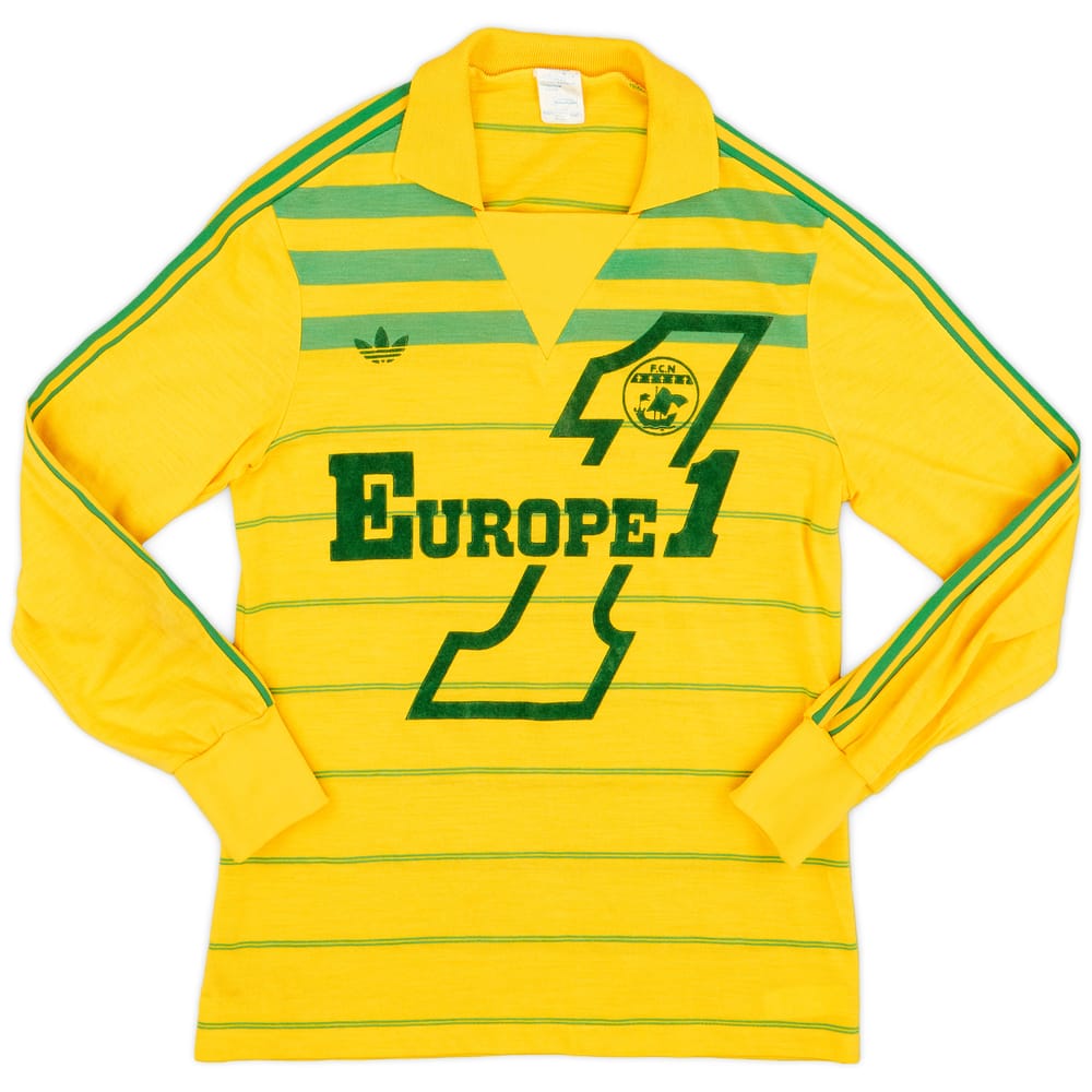 1985-86 Nantes Home L/S Shirt - 9/10 - (S)
