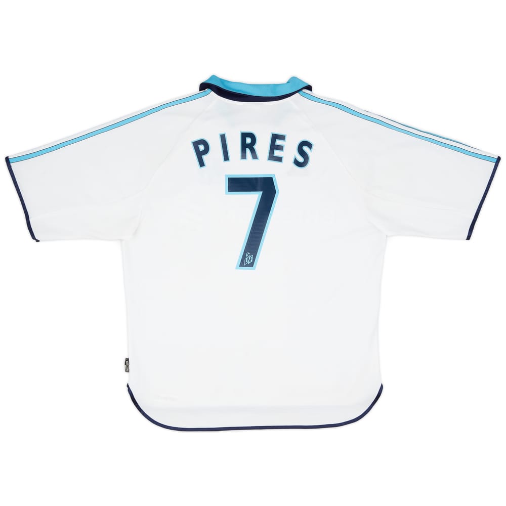 1999-00 Olympique Marseille Home Shirt Pires #7 - 8/10 - (L)
