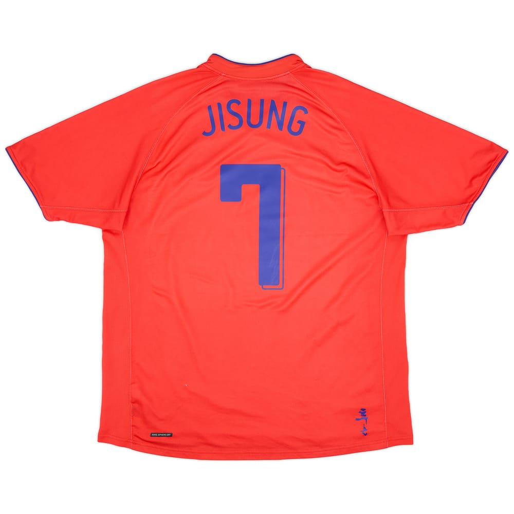 2006-08 South Korea Home Shirt Ji Sung #7 - 8/10 - (XL)