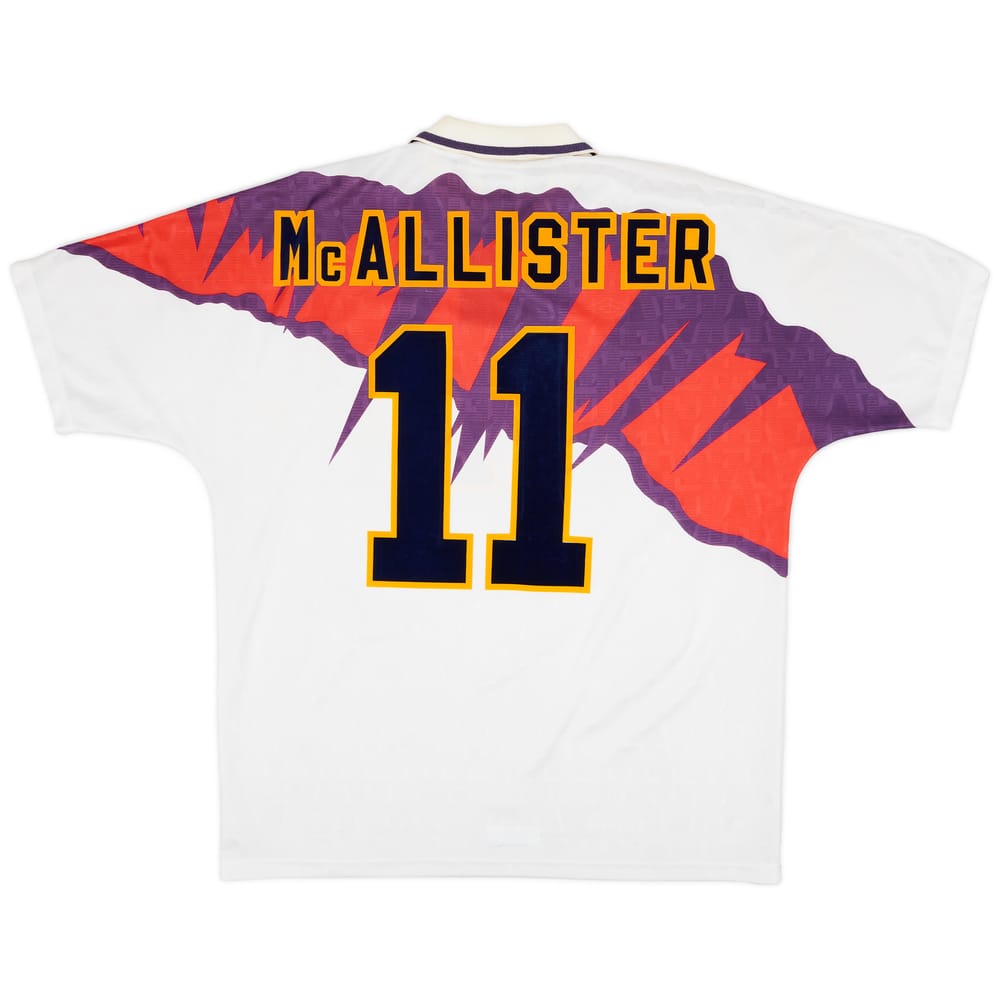 1991-93 Scotland Away Shirt McAllister #11 - 9/10 - (L)