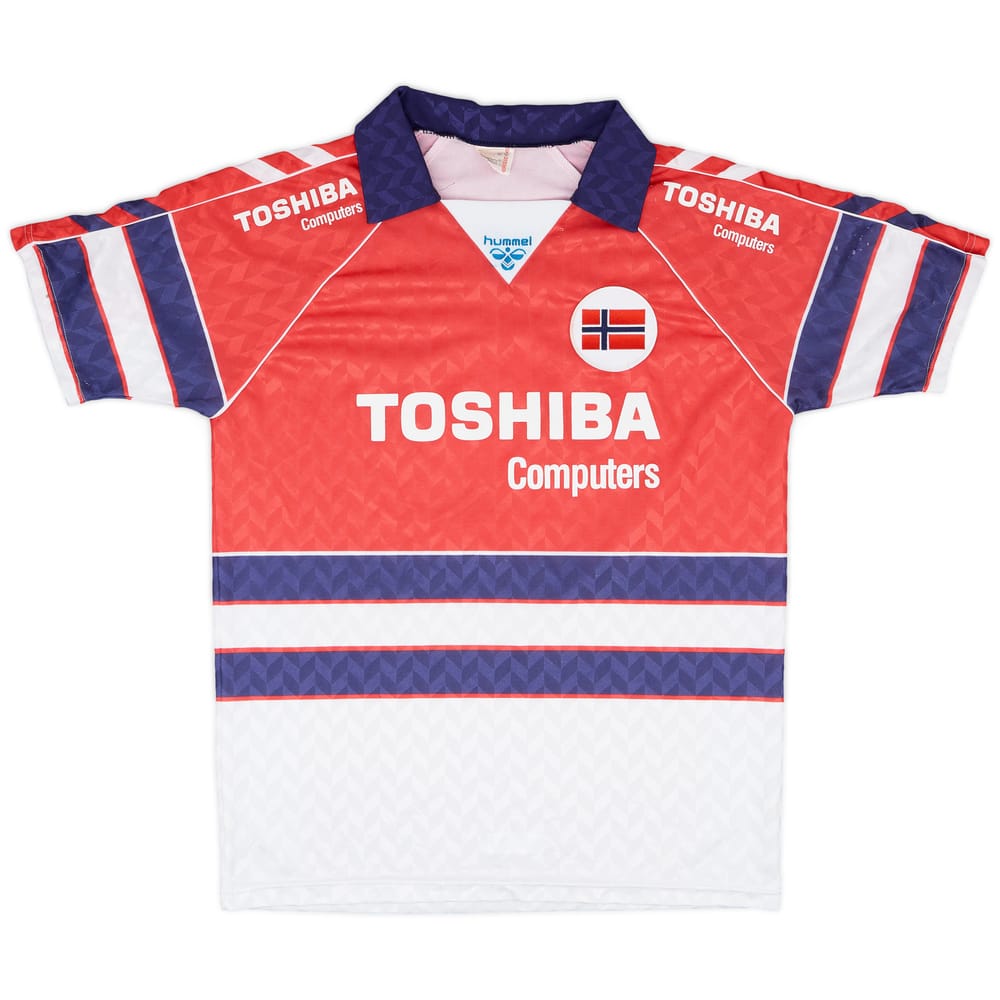 1989-90 Norway Player Issue Home/Training Shirt #2