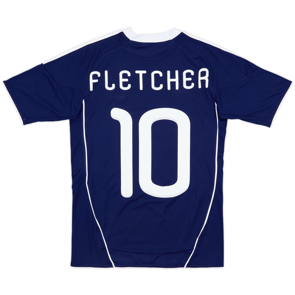 2010-11 Scotland Home Shirt Fletcher #10 - 9/10 - (S)