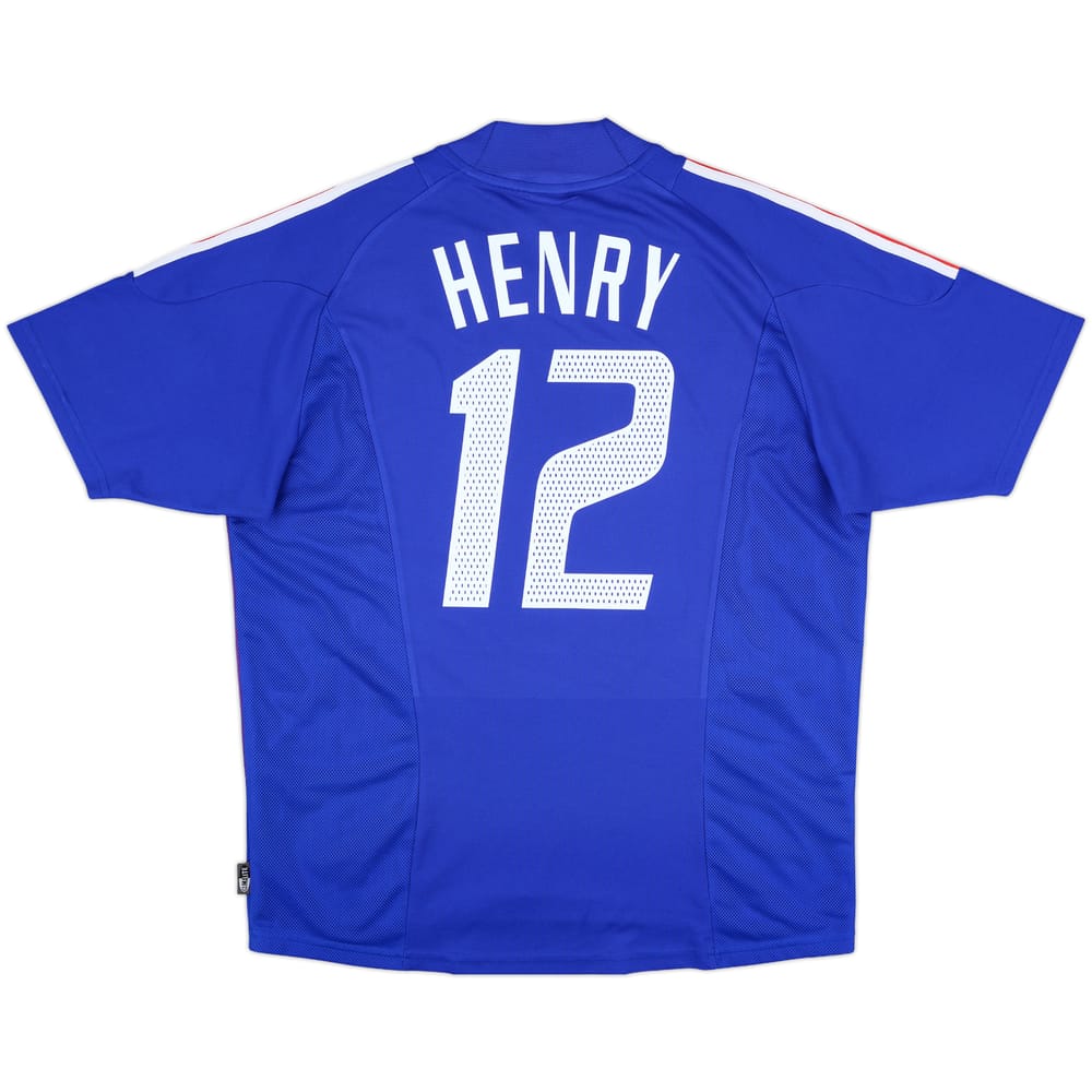 2002-04 France Home Shirt Henry #12 - 8/10 - (L)