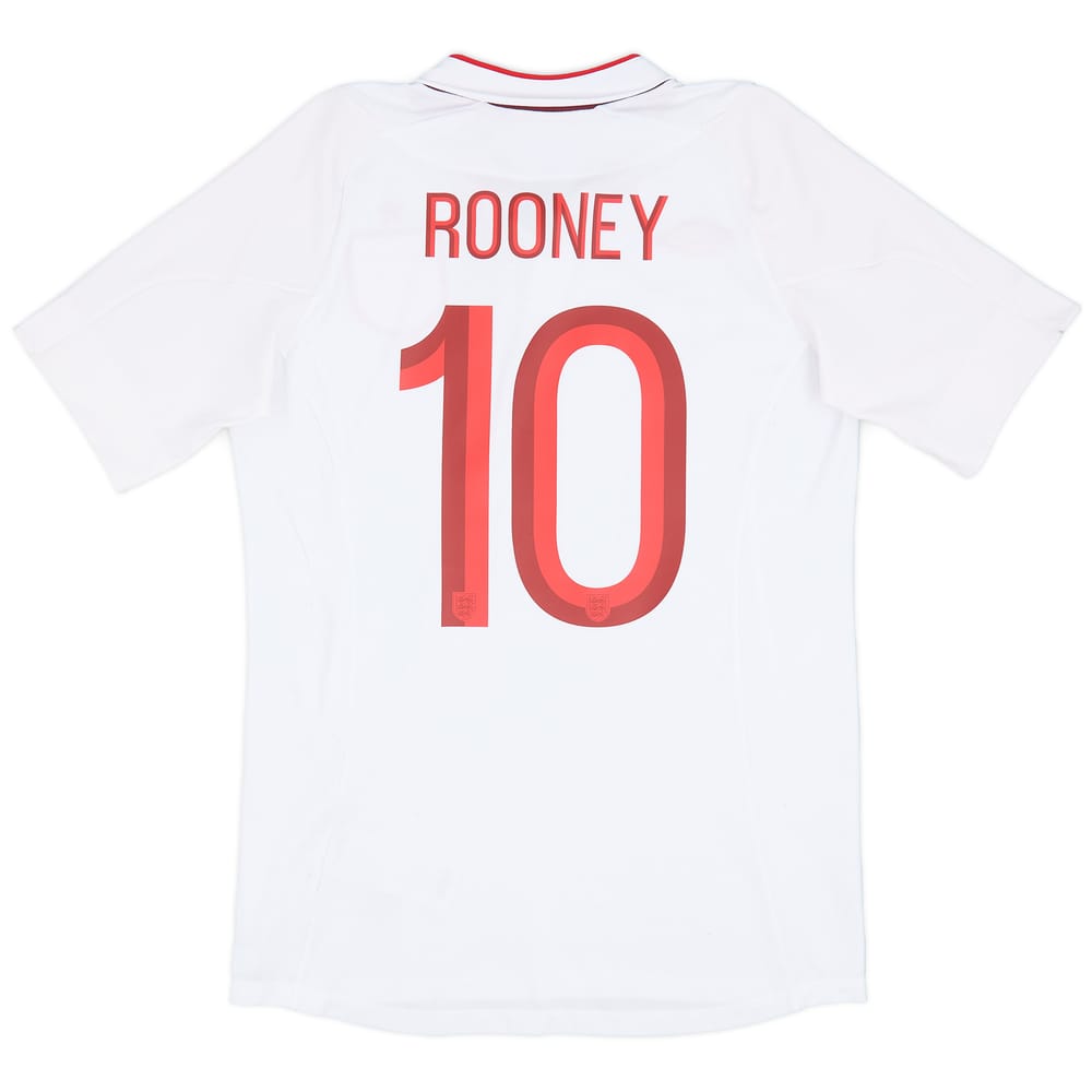 2012-13 England Home Shirt Rooney #10