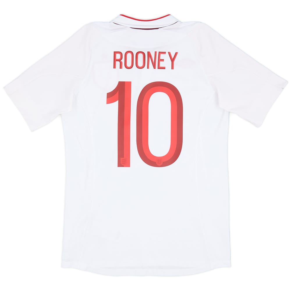 2012-13 England Home Shirt Rooney #10 - 6/10 - (S)