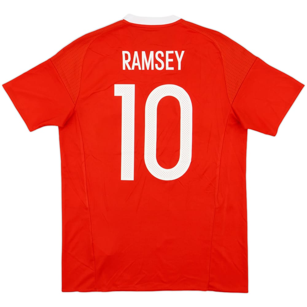 2016-17 Wales Home Shirt Ramsey #10 - 8/10 - (M)