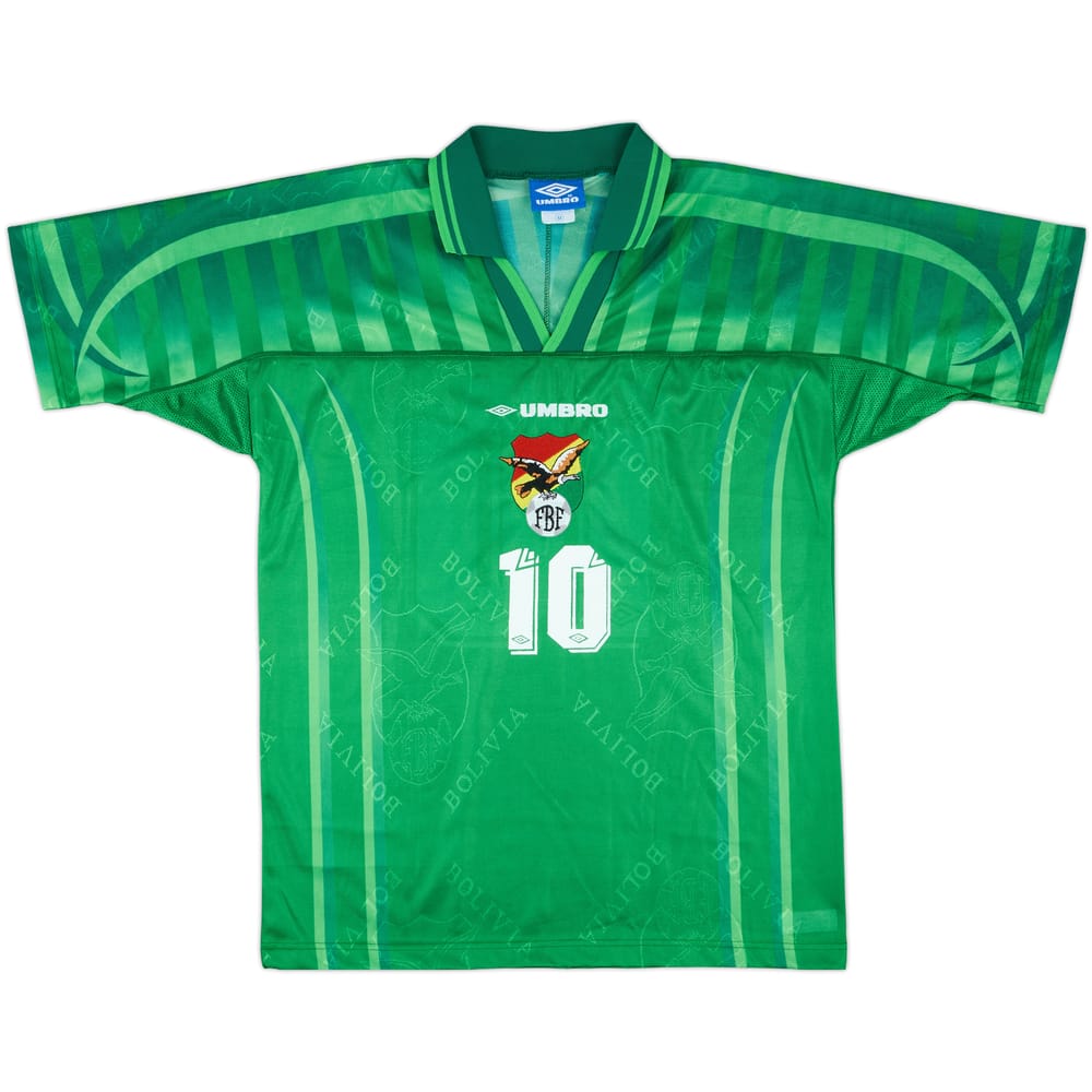 1999 Bolivia Home Shirt #10 (Etcheverry) - 8/10 - (M)
