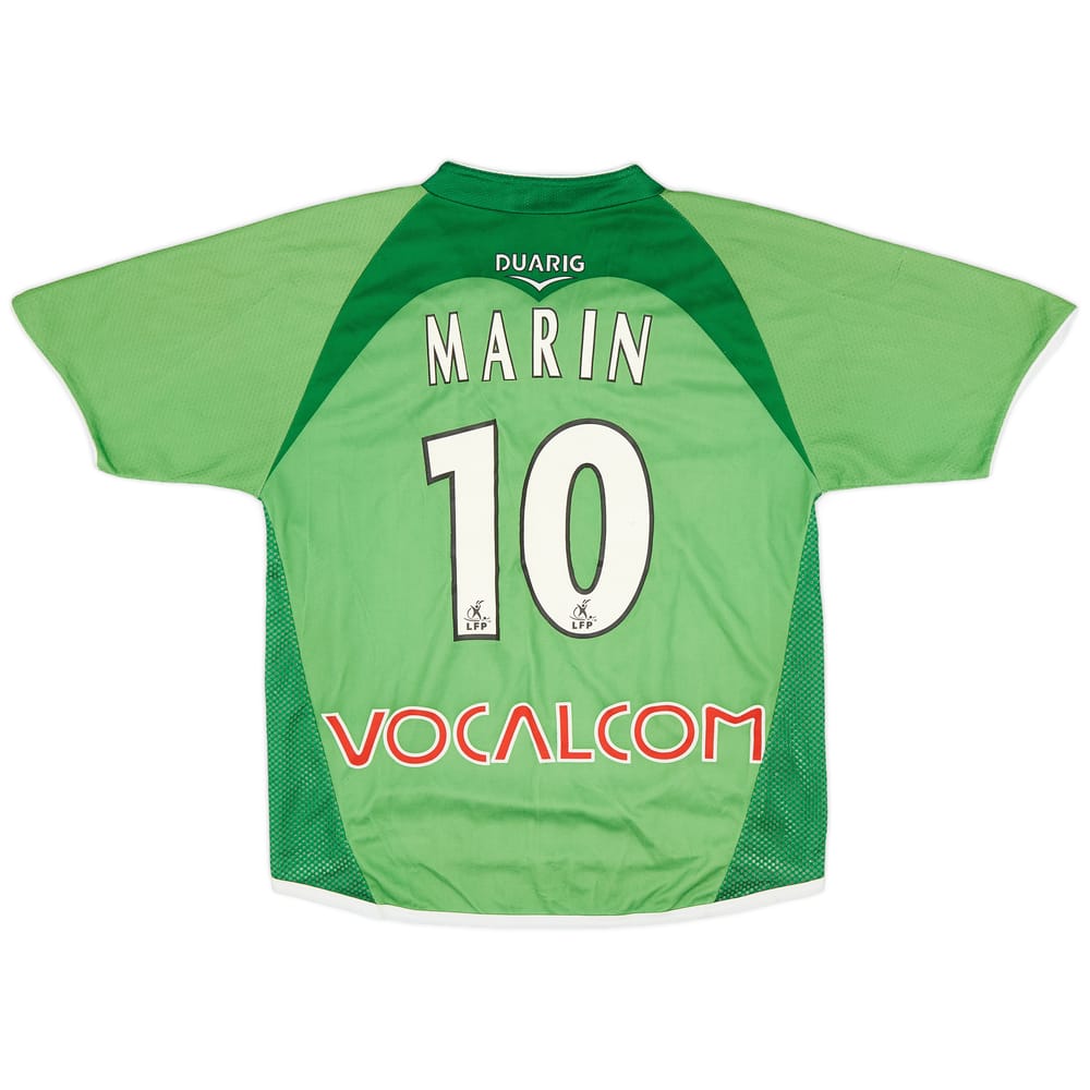 2004-05 Saint Etienne Home Shirt Marin #10 - 6/10 - (S)