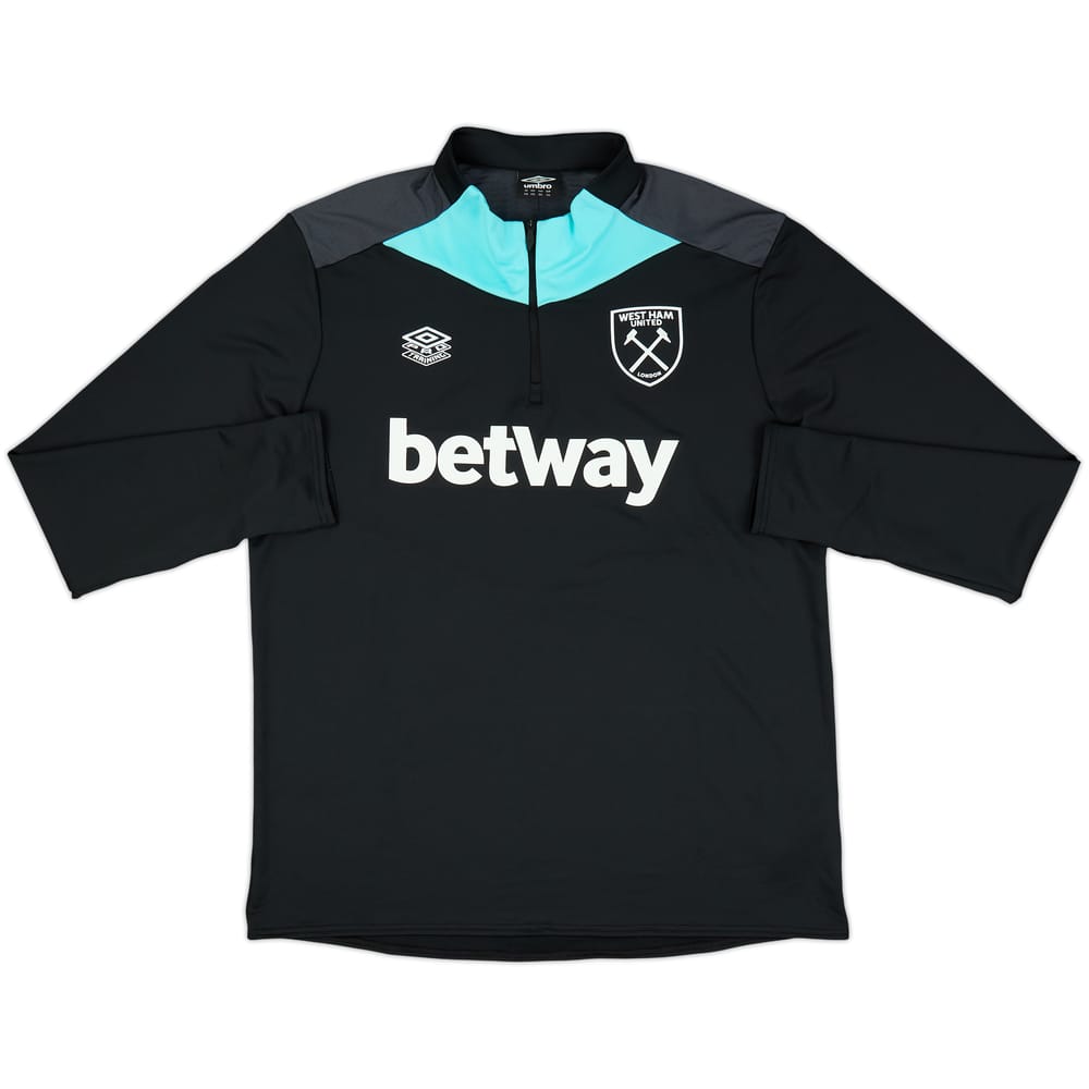 2024-25 West Ham Umbro 1/4 Zip Training Top (XXL)