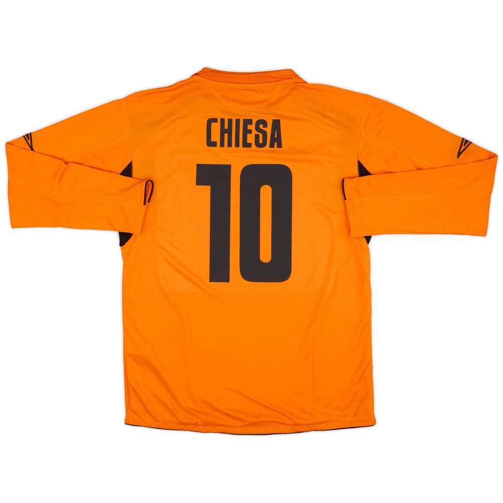 2007-08 Siena Away L/S Shirt Chiesa #10 (L)