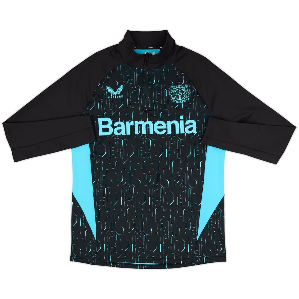 2024-25 Bayer Leverkusen Castore 1/4 Zip Training Top (M)