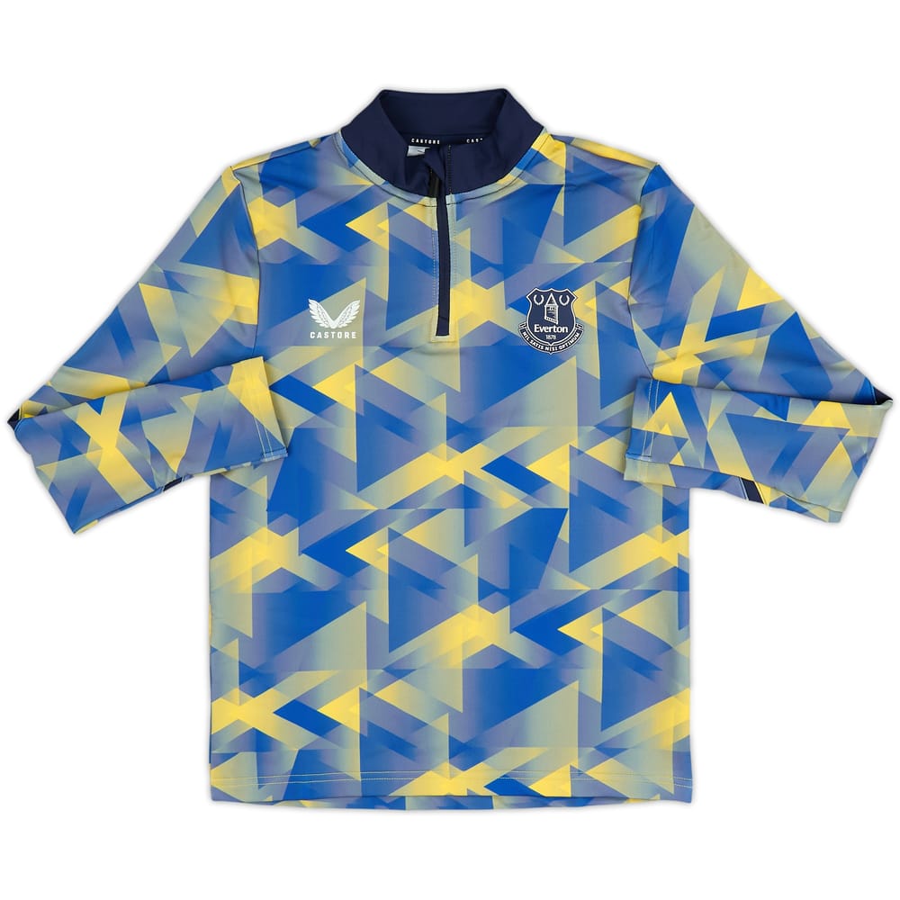 2024-25 Everton Castore Pre-Match 1/4 Zip Top (M.Kids)