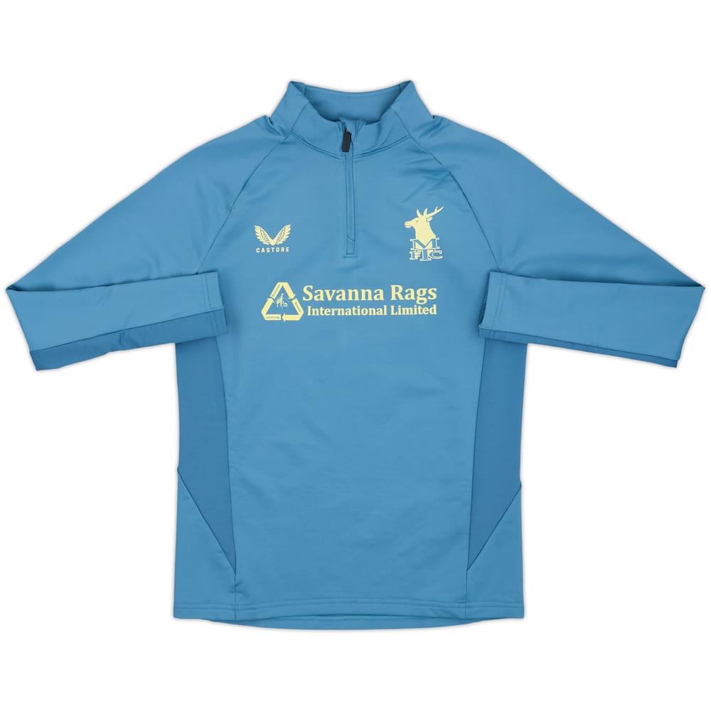 2023-24 Mansfield Town Castore 1/4 Zip Training Top (L.Kids)