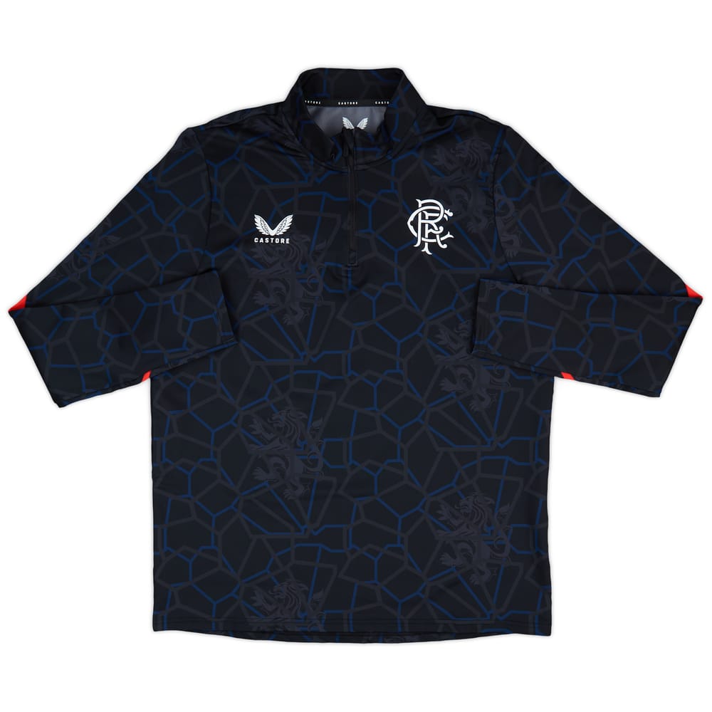 2024-25 Rangers Castore 1/4 Zip Training Top