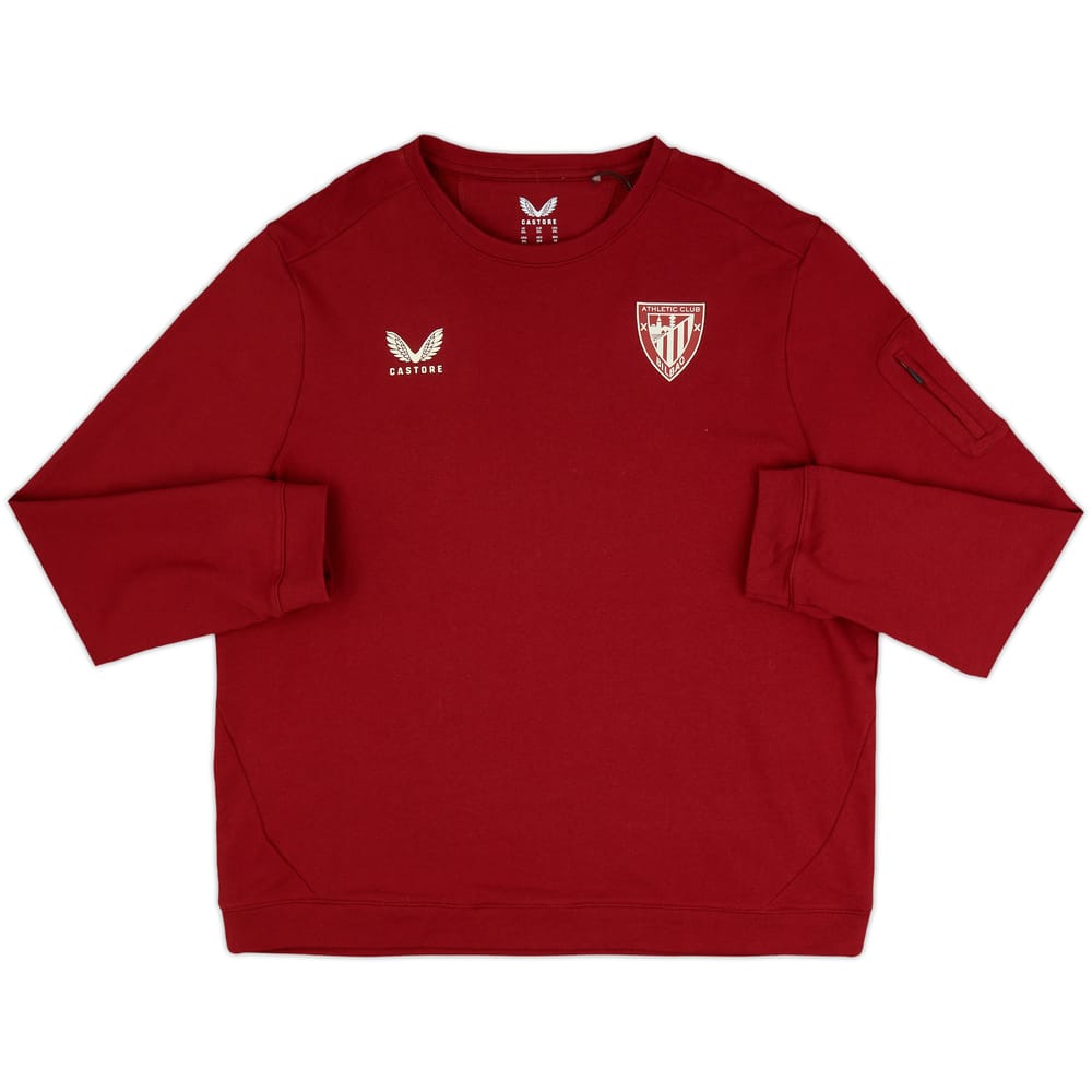 2024-25 Athletic Bilbao Castore Crew Sweat Top (XXL)