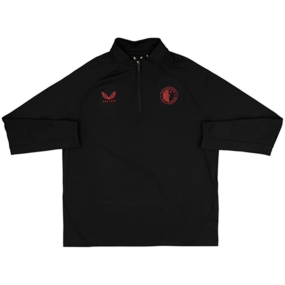 2025-26 Feyenoord Castore 1/4 Zip Midlayer Top