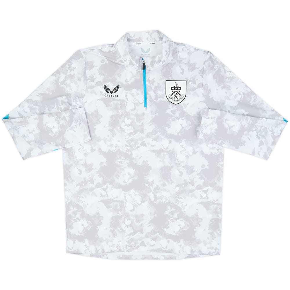 2024-25 Burnley Castore Pre-Match 1/4 Zip Training Top