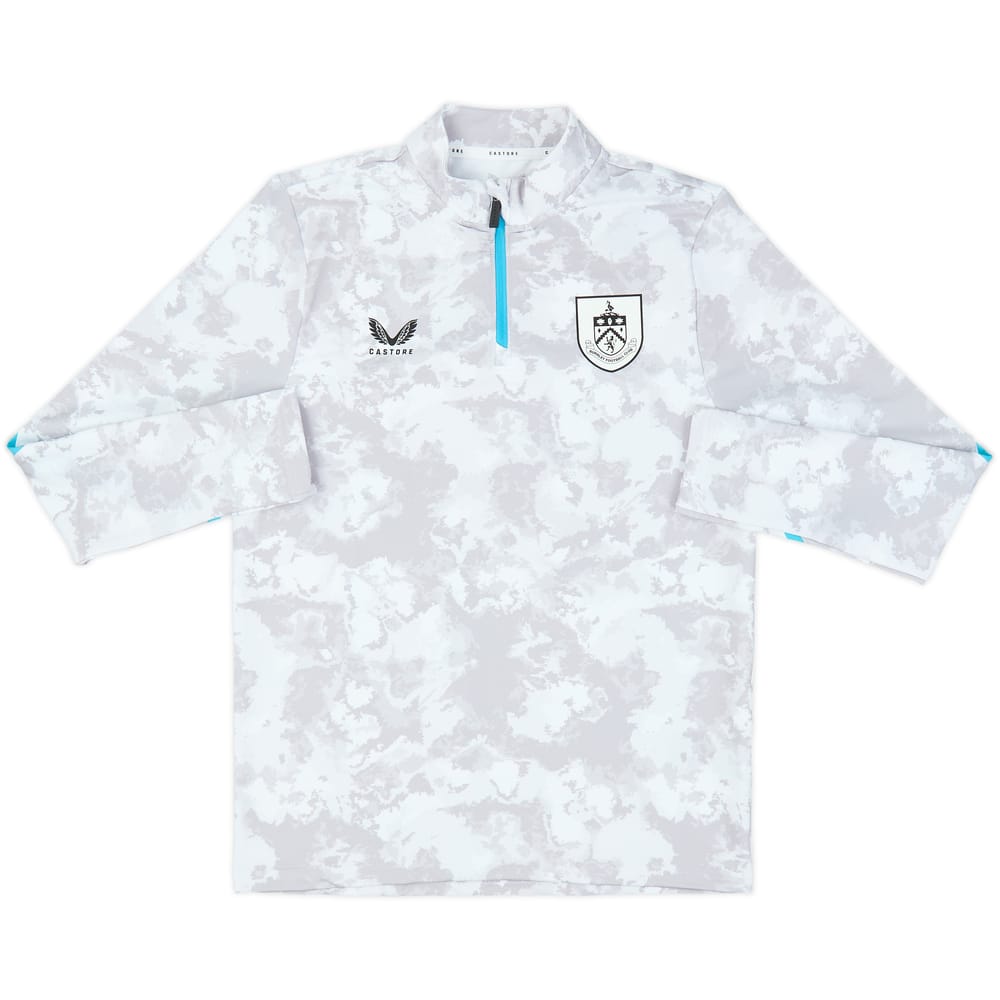 2024-25 Burnley Castore Pre-Match 1/4 Zip Training Top (KIDS)