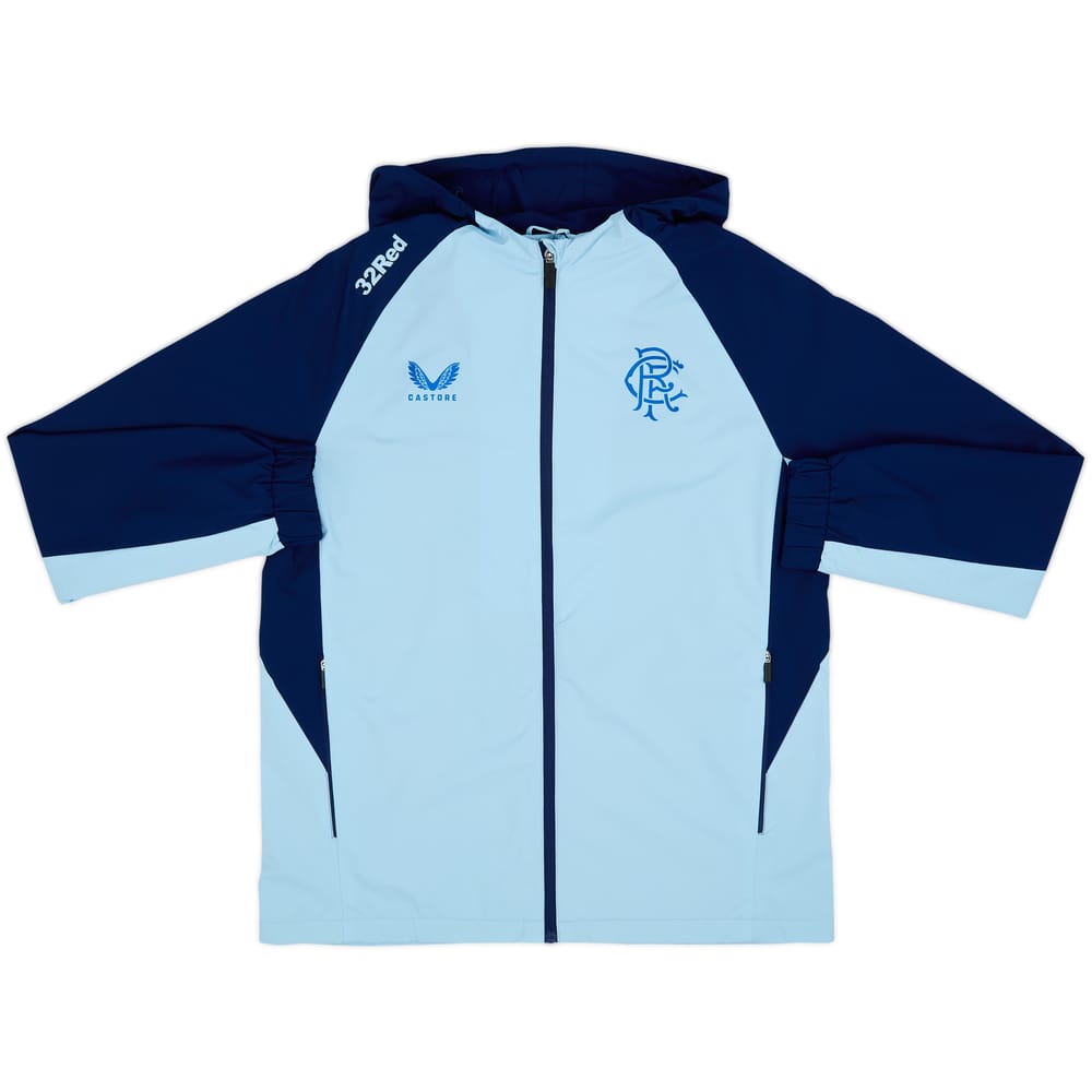 2024-25 Rangers Castore Hooded Rain Jacket (L)