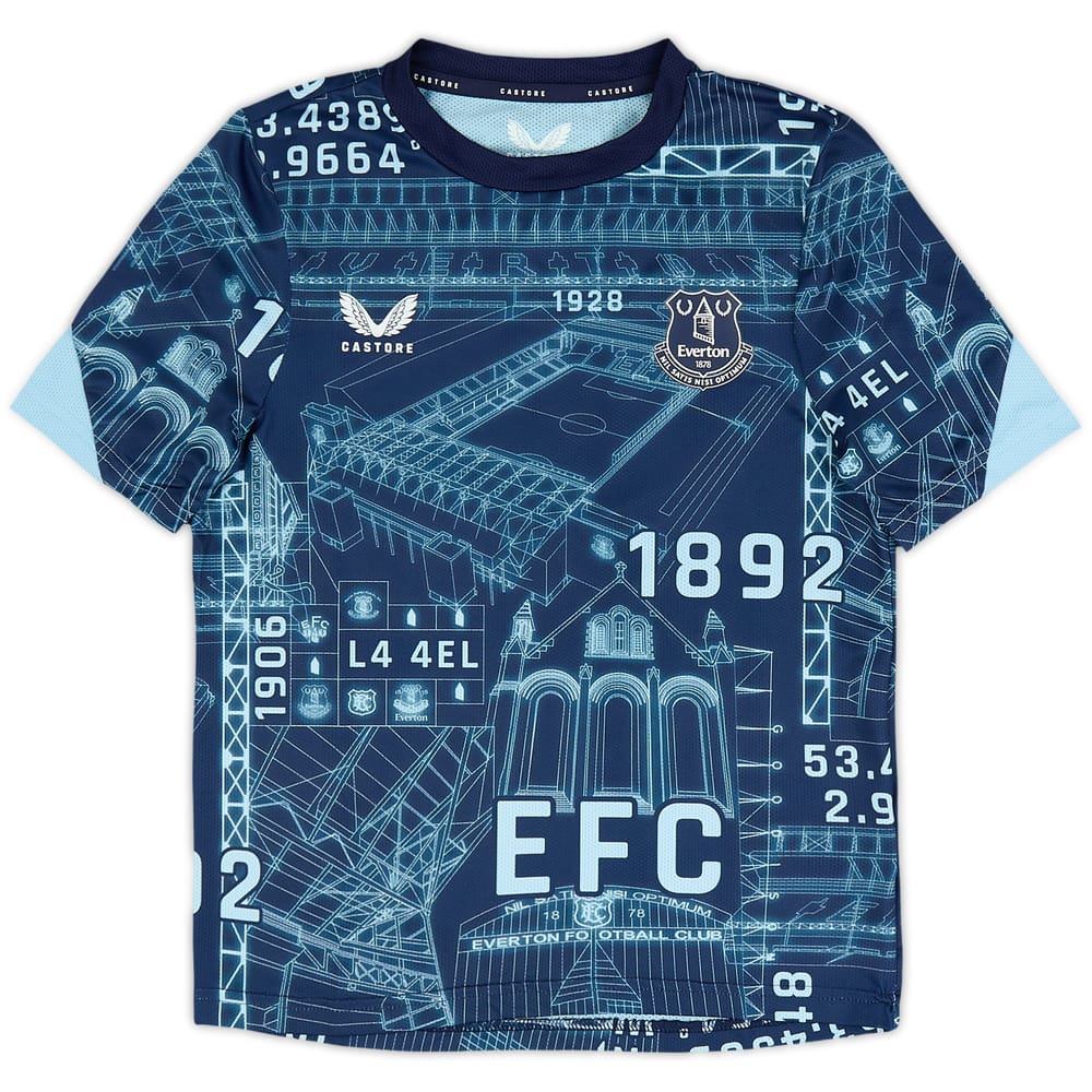 2024-25 Everton Castore Pre-Match Shirt (M.Kids)
