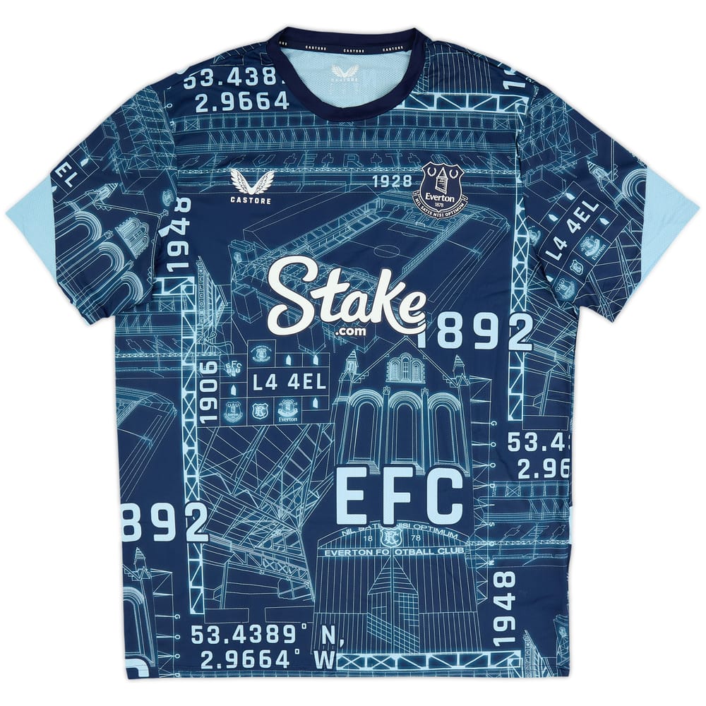 2024-25 Everton Castore Pre-Match Shirt (L)