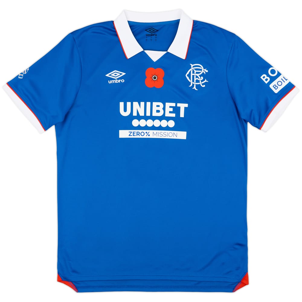 2025-26 Rangers Limited Edition Poppy Home Shirt