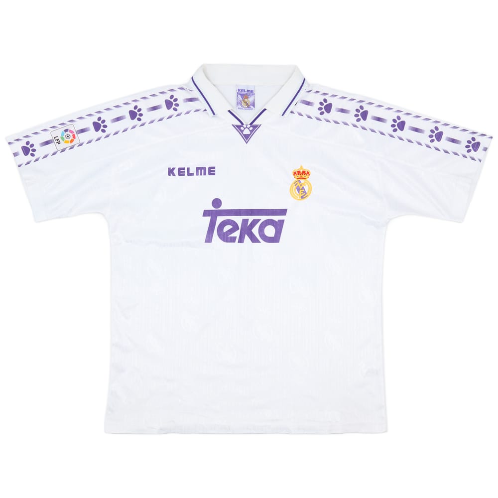 1996-97 Real Madrid Home Shirt - 8/10 - (XL)