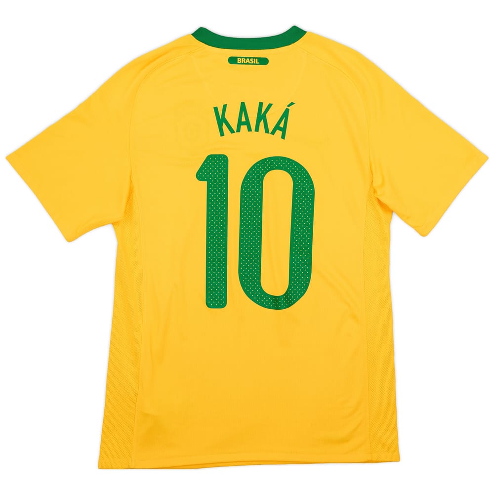 2010-11 Brazil Home Shirt Kaka #10 - 9/10 - (S)