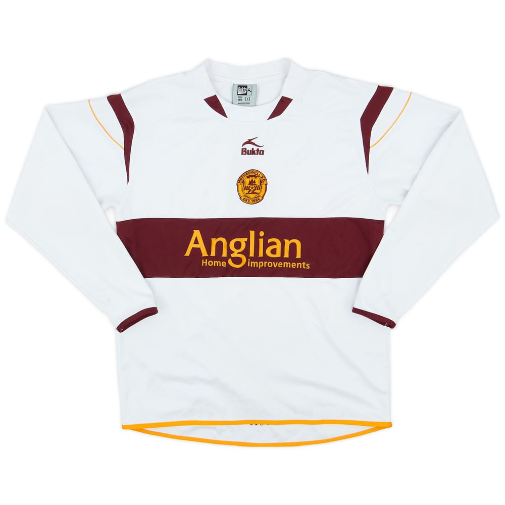 2007-08 Motherwell Away L/S Shirt - 7/10 - (S)