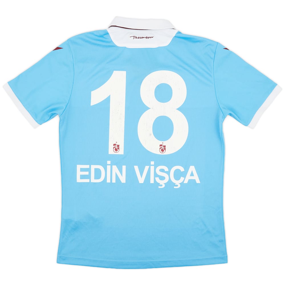 2021-22 Trabzonspor Away Shirt Edin Visca #18 - 6/10 - (L)